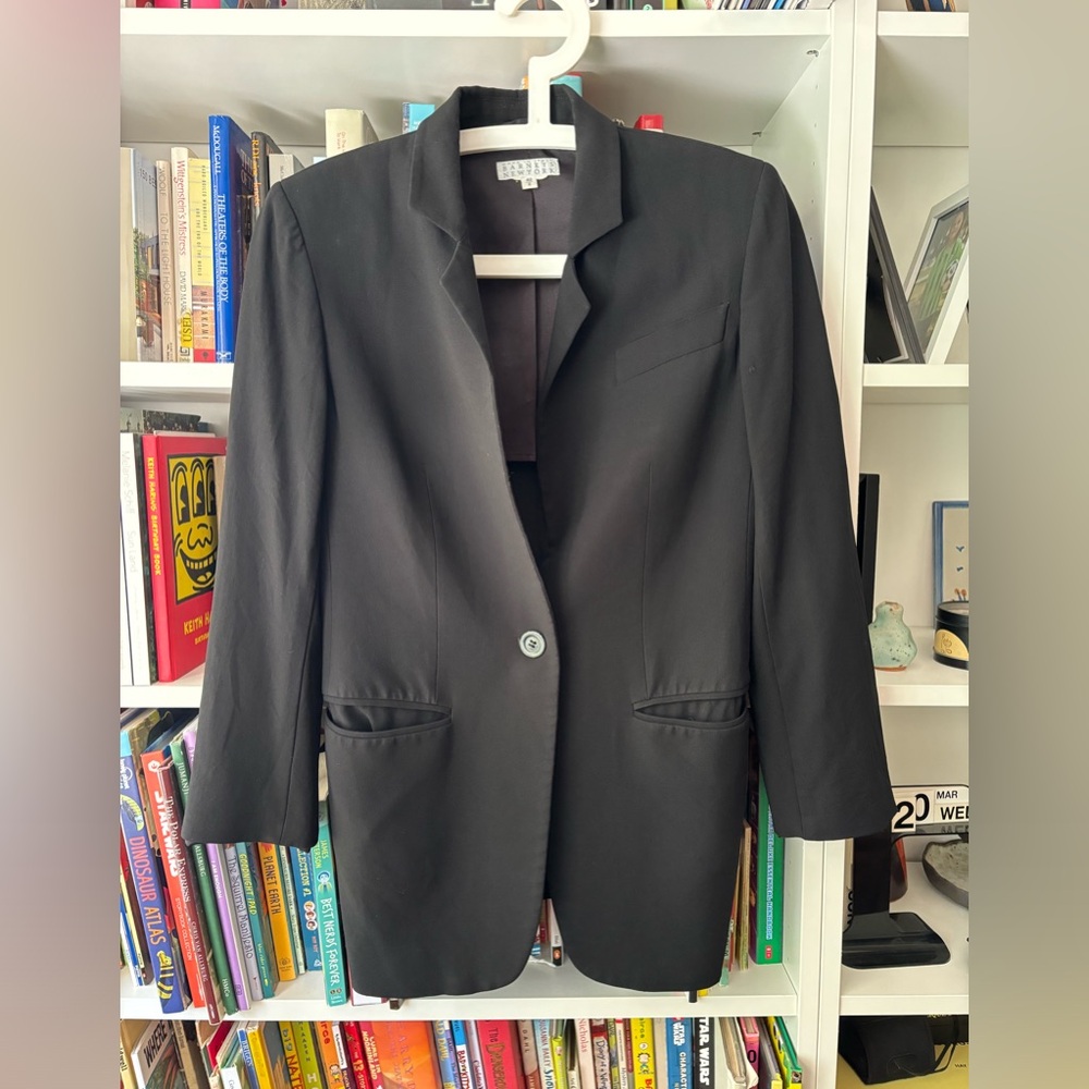 Barney’s New York Blazer late 90’s Vintage tuxedo black XS